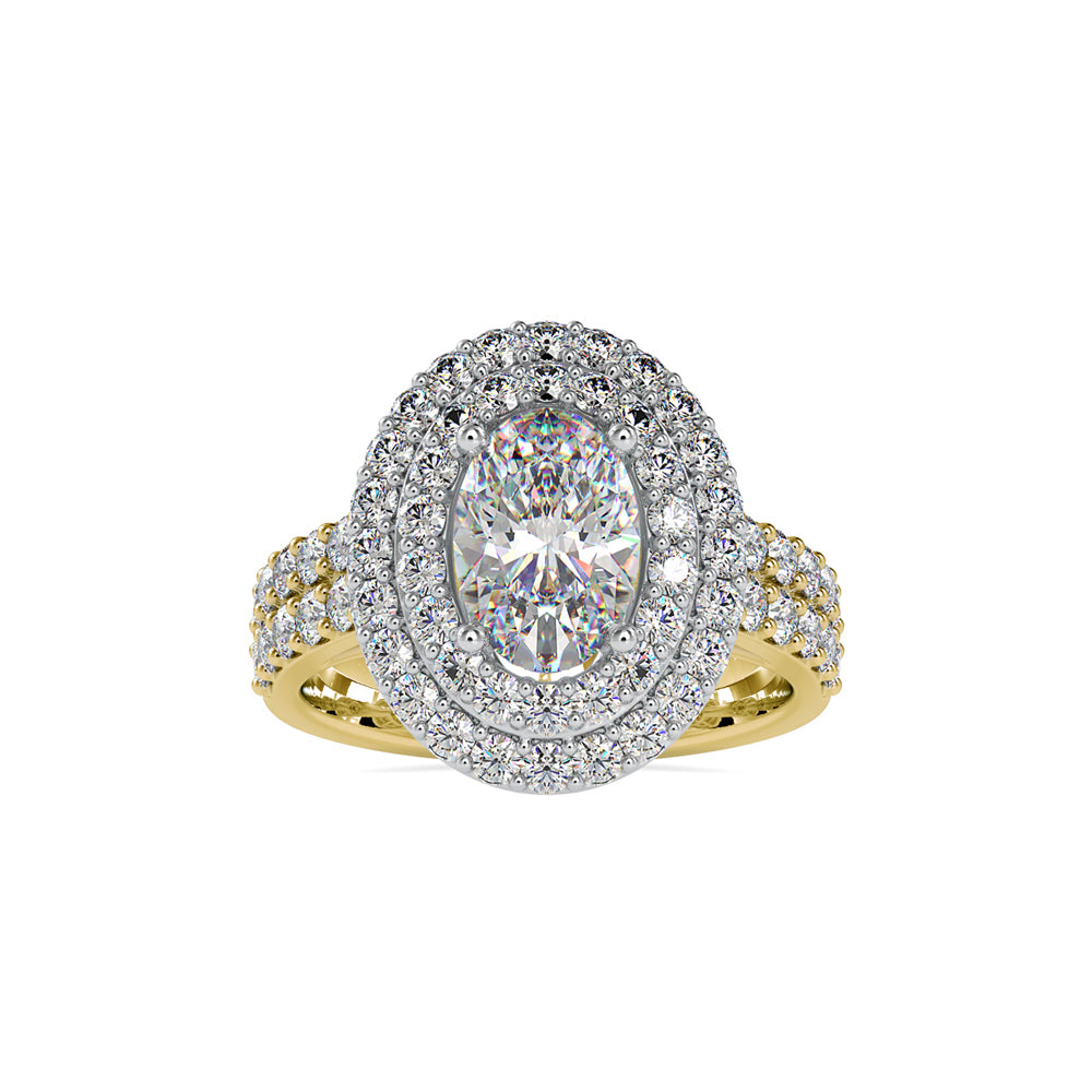 Honored Halo oval Diamond Ring