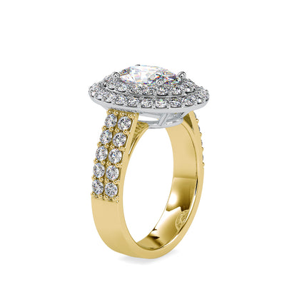 Honored Halo oval Diamond Ring