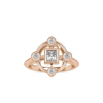 Classical five stone Diamond Ring