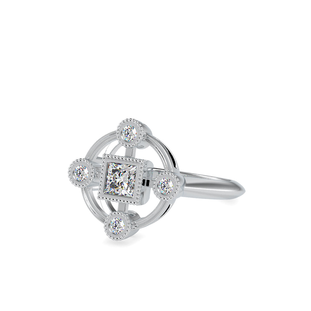 Classical five stone Diamond Ring