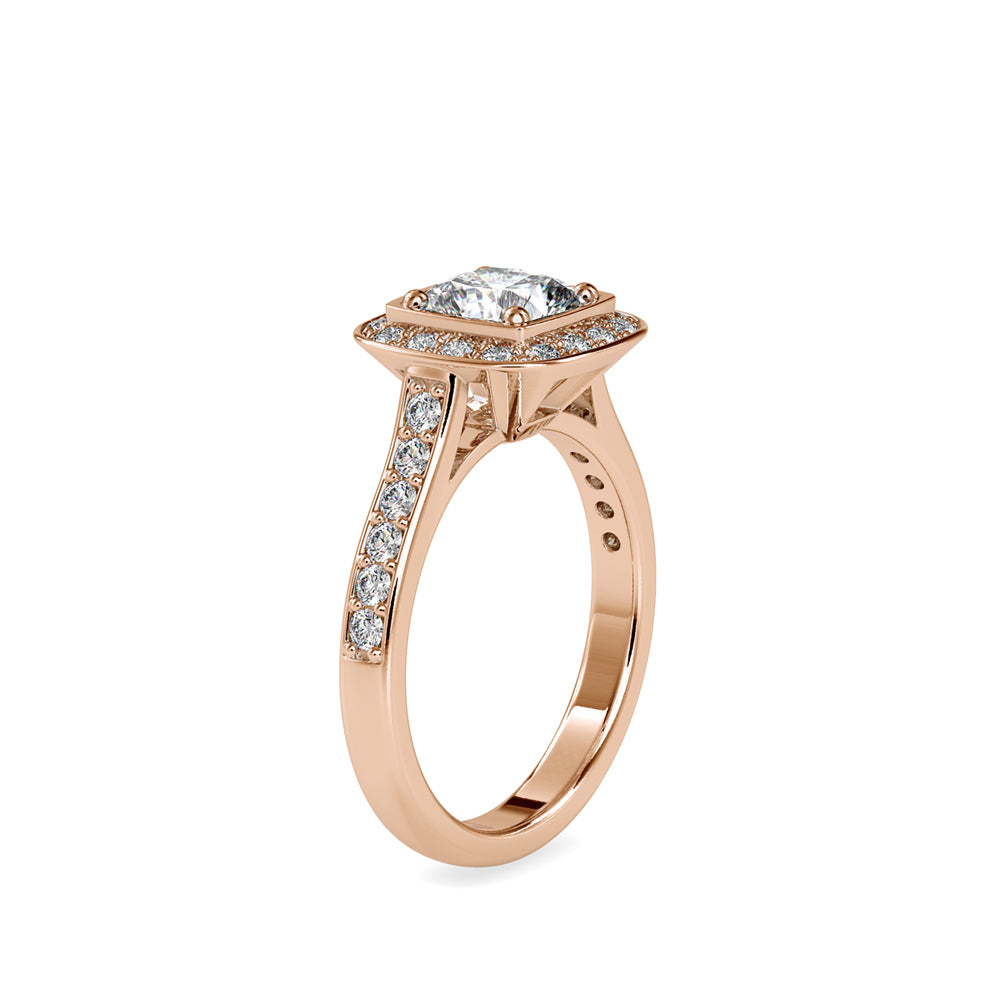 Monarch Halo Diamond Ring