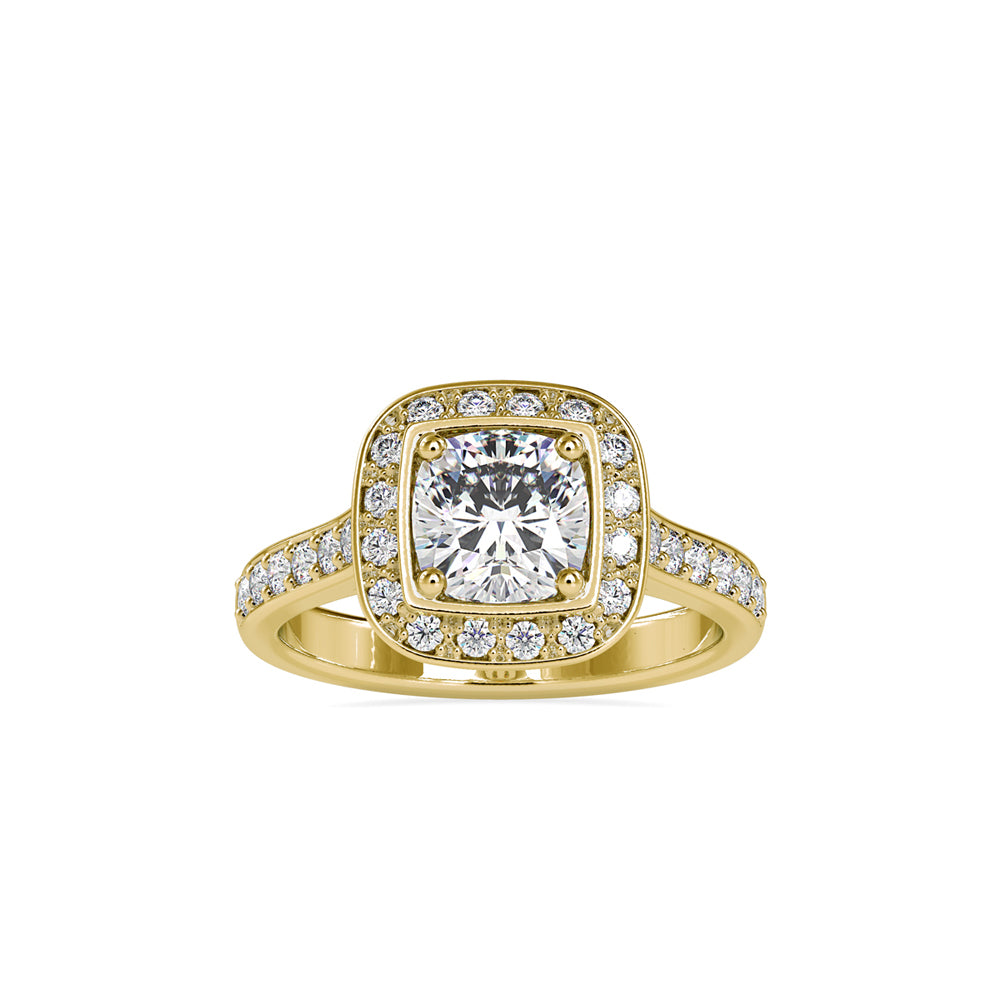 Monarch Halo Diamond Ring