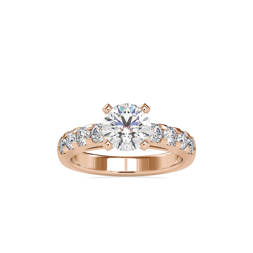 Magna Prong Stone Diamond Ring