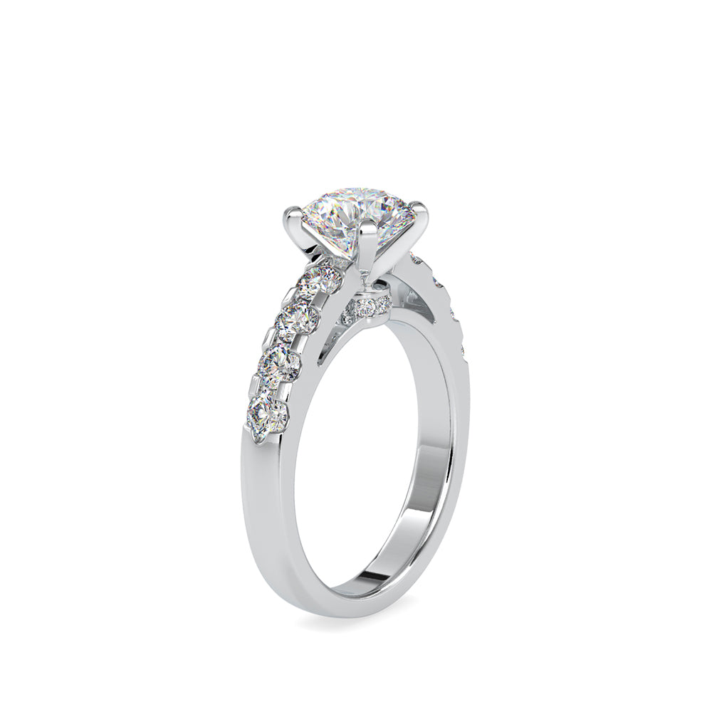 Magna Prong Stone Diamond Ring