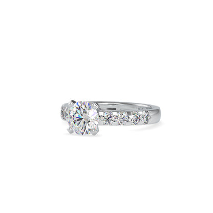 Magna Prong Stone Diamond Ring