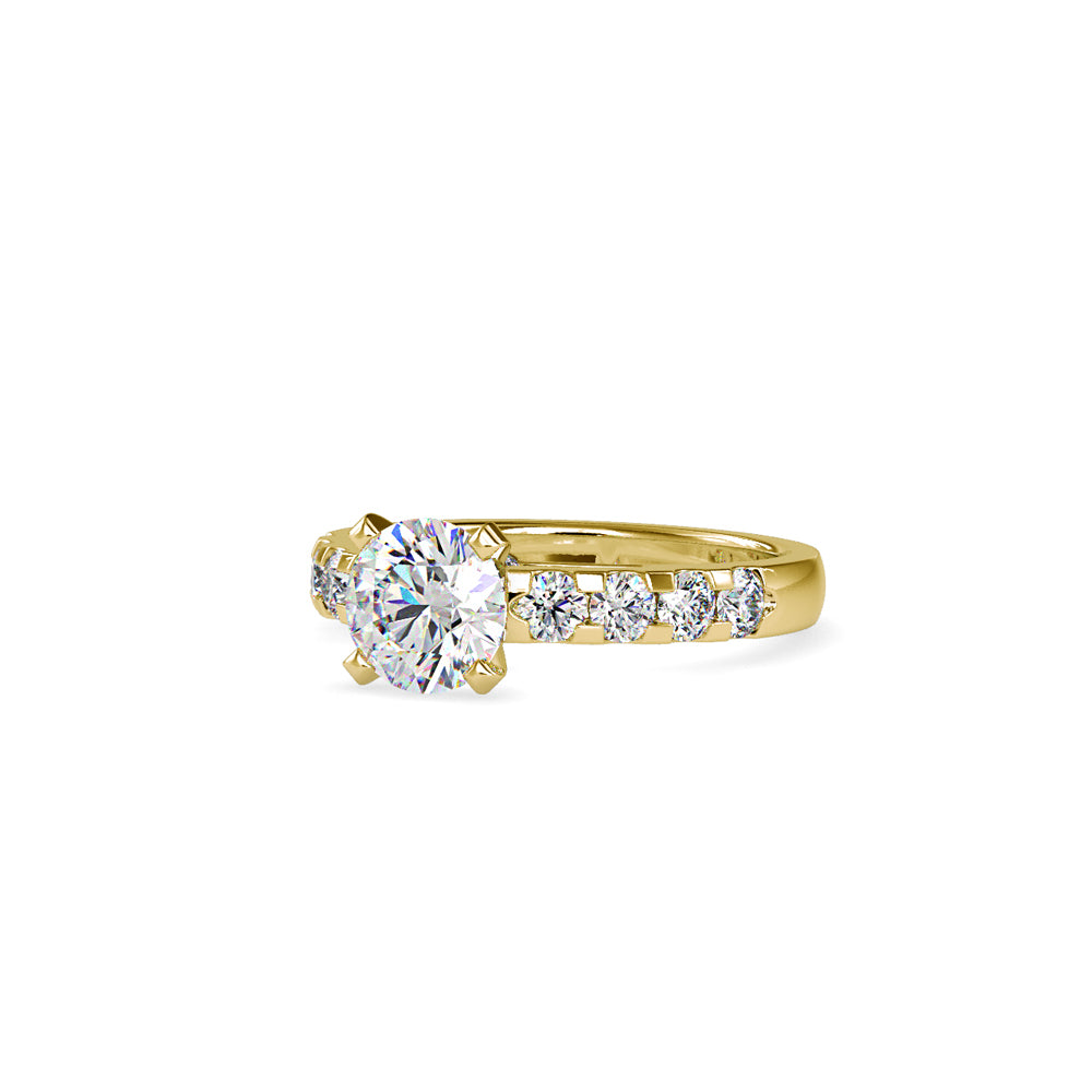 Magna Prong Stone Diamond Ring