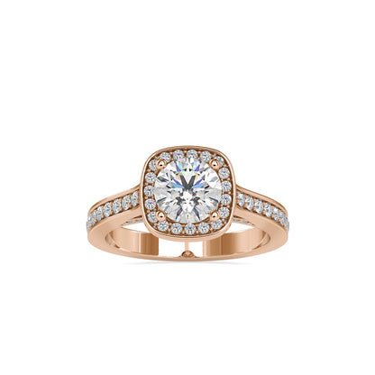 Ace Round Diamond Engagement Ring