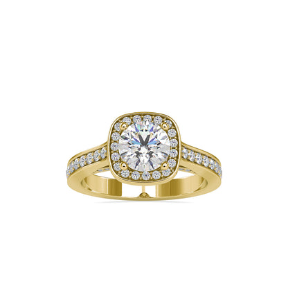 Ace Round Diamond Engagement Ring