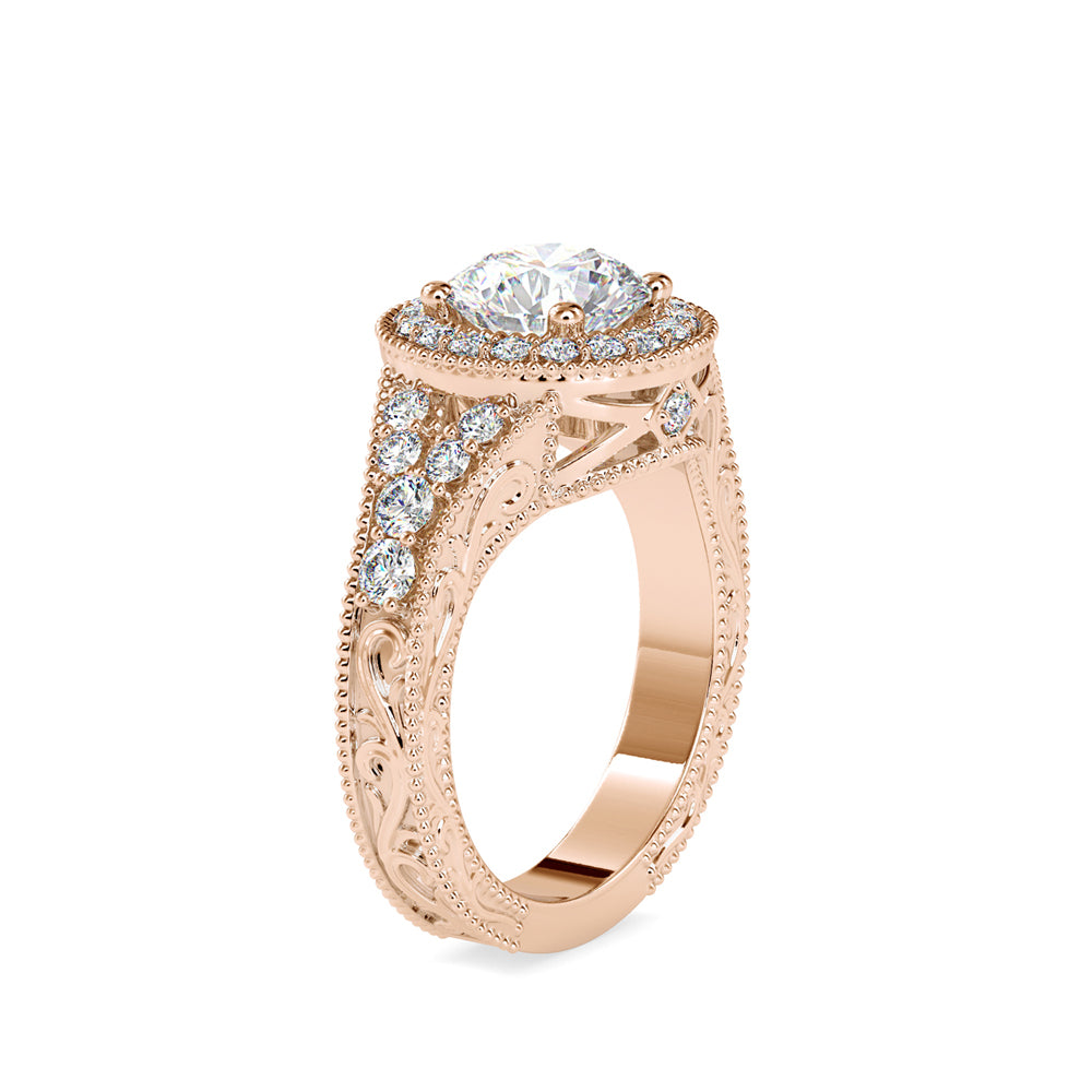 Majesty Halo Diamond Ring