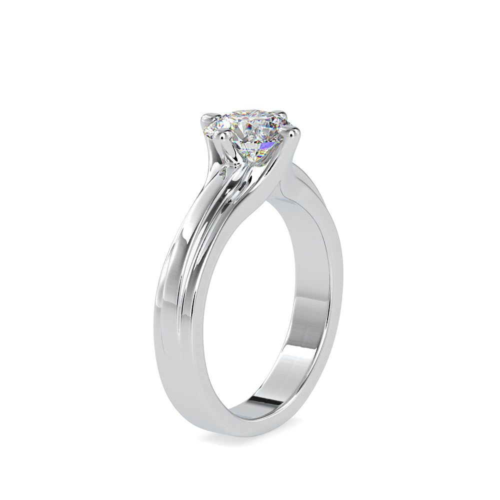 Lilith Solitaire Diamond Ring