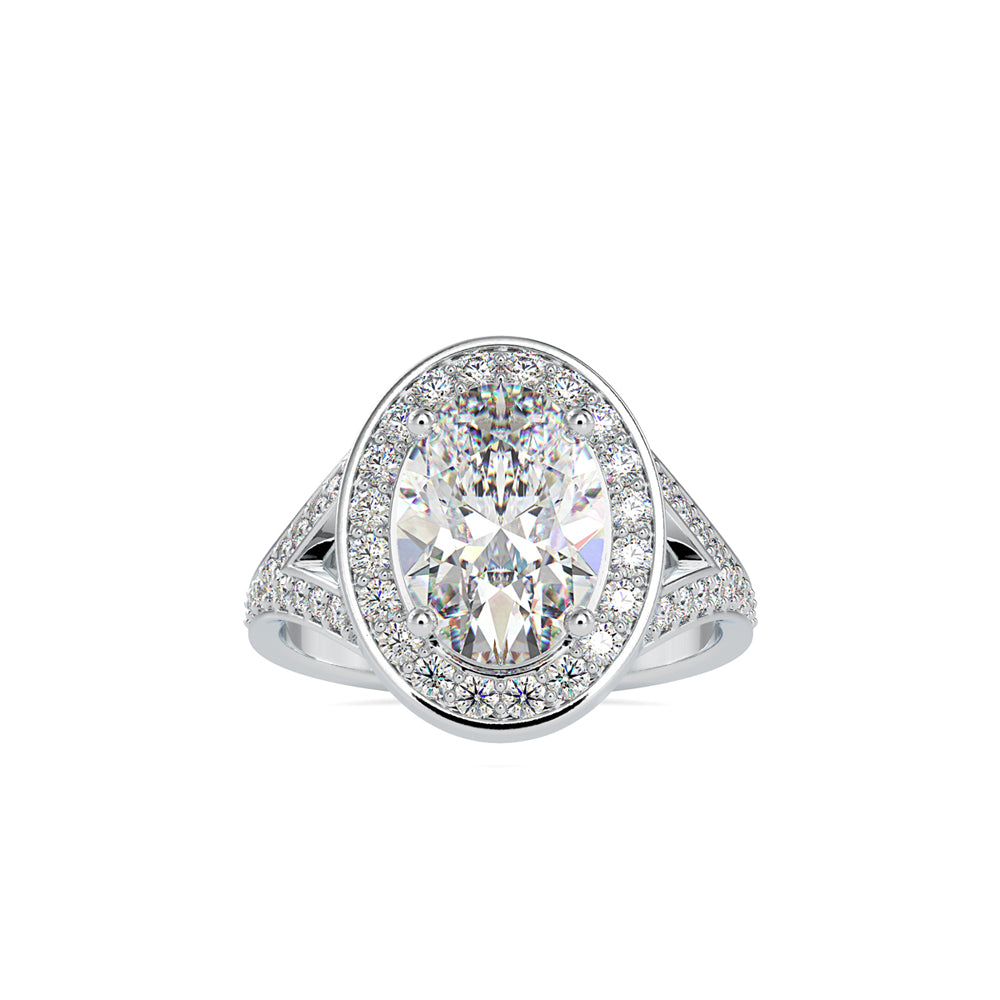 Halo Sparkling Diamond Engagement Ring