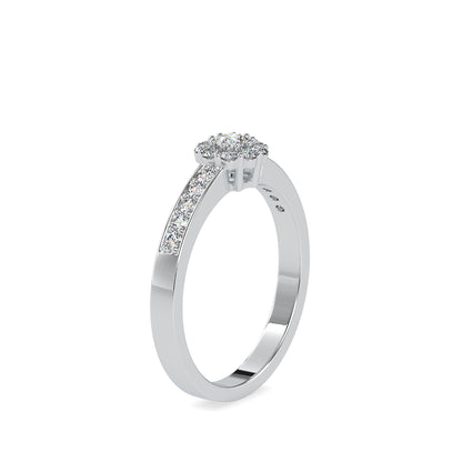 Pretti charming Engagement Diamond Ring