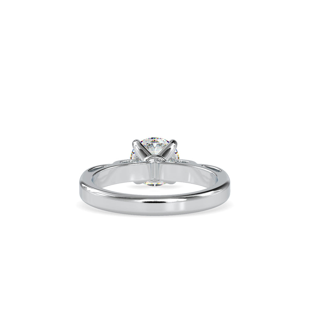 Timeless White Diamond Engagement Ring