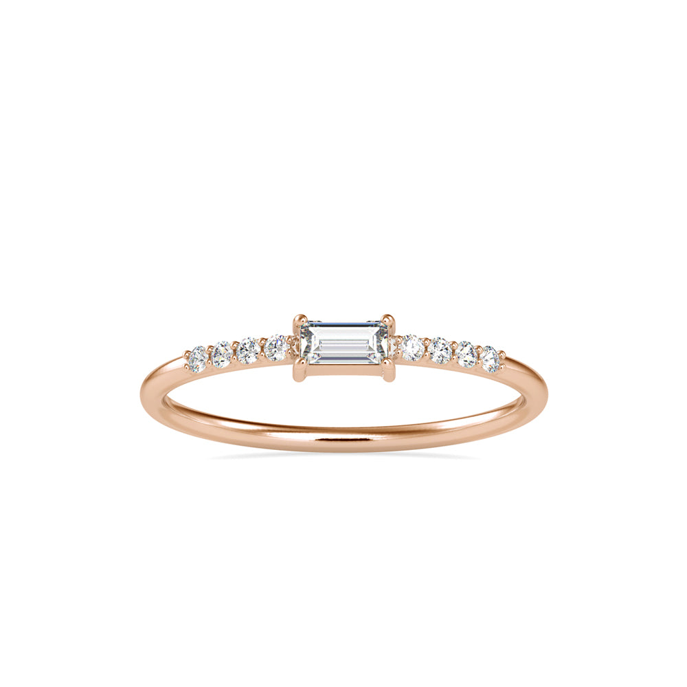 Josefina Diamond Stone Delicate Ring