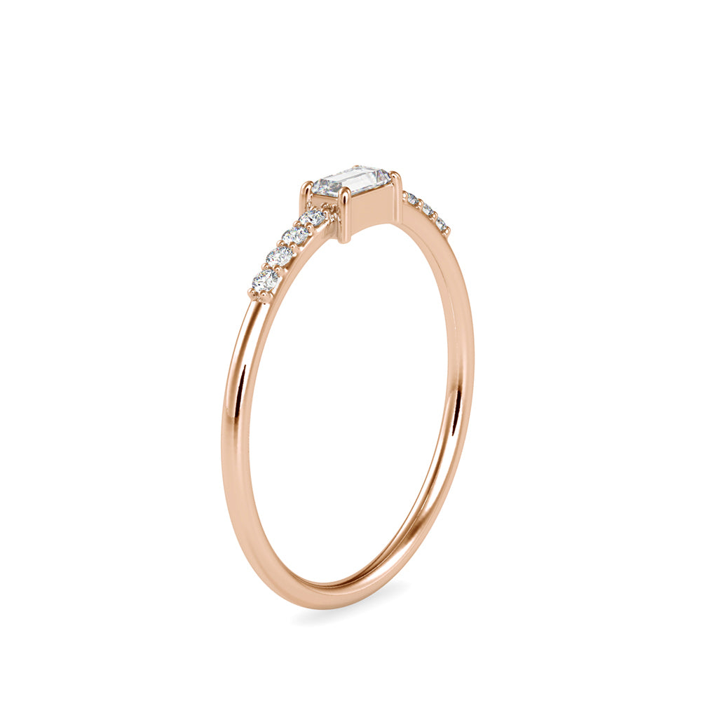 Josefina Diamond Stone Delicate Ring