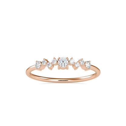 Celeste Round Stone Diamond Ring