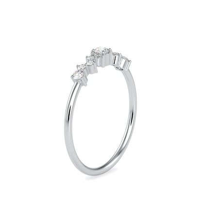 Celeste Round Stone Diamond Ring