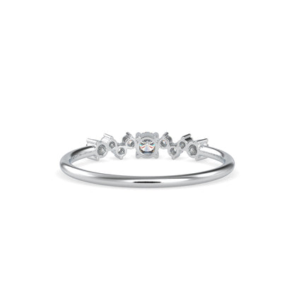 Celeste Round Stone Diamond Ring