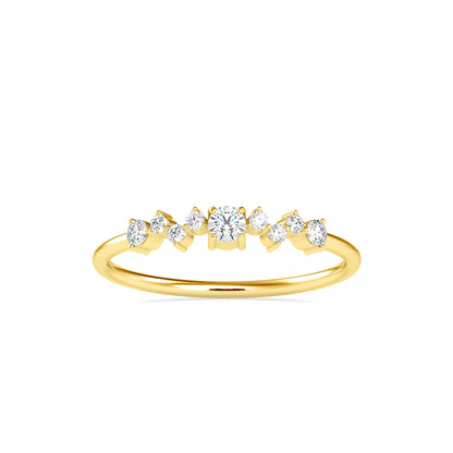 Celeste Round Stone Diamond Ring