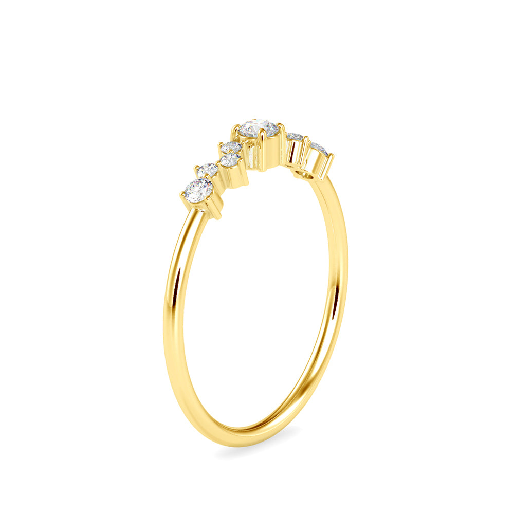 Celeste Round Stone Diamond Ring