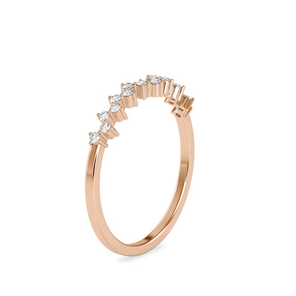 Eclipsed Delicate Diamond Ring