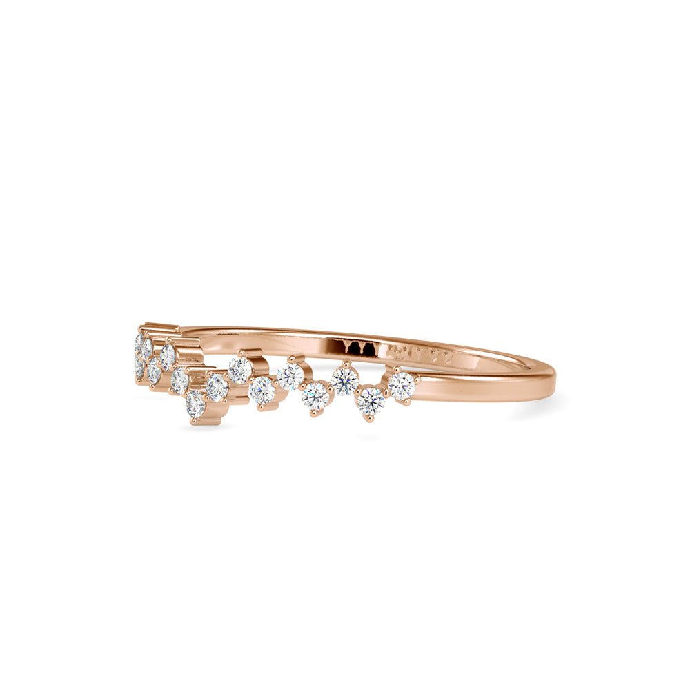 Eclipsed Delicate Diamond Ring