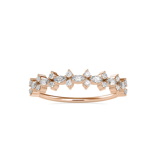 Flora Marquise Stone Diamond Ring