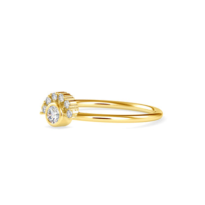 Orotund Delicate Diamond Stone Ring