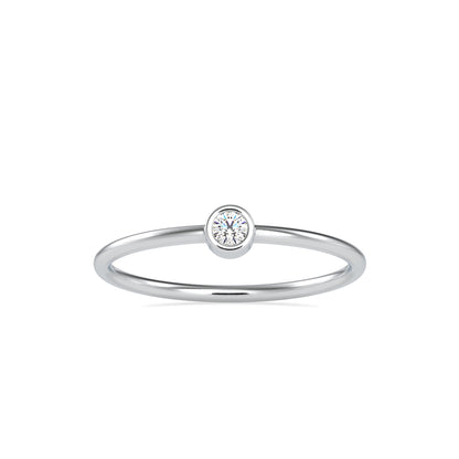 Ava Round Stone Diamond Ring