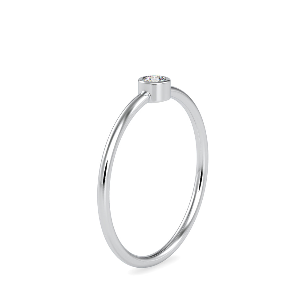 Ava Round Stone Diamond Ring