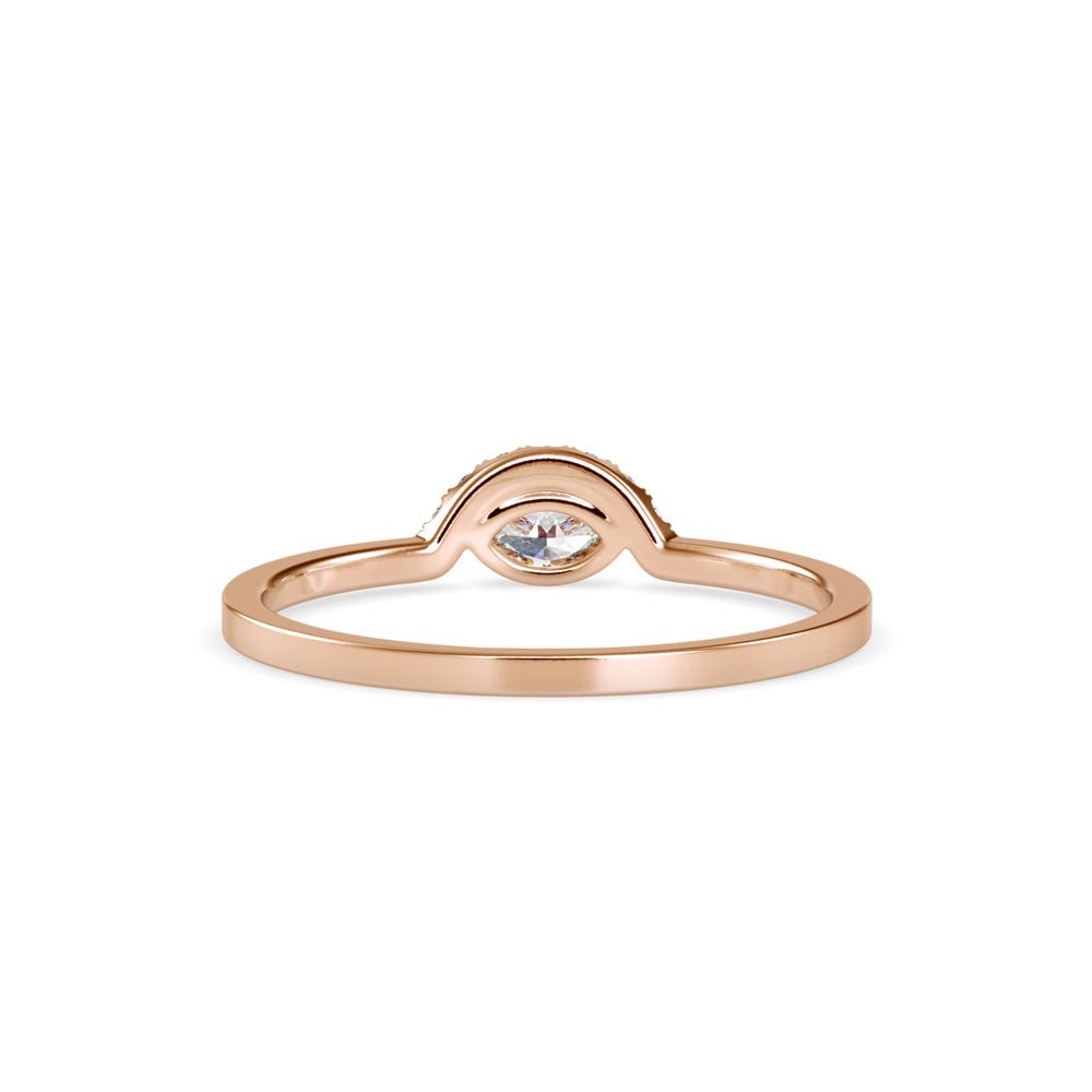 Marquise Eyelet Diamond Ring