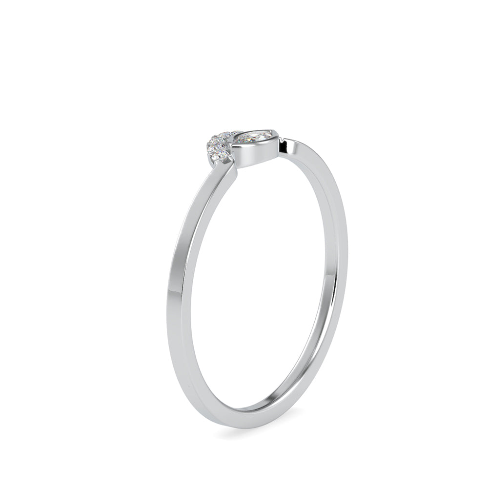 Marquise Eyelet Diamond Ring