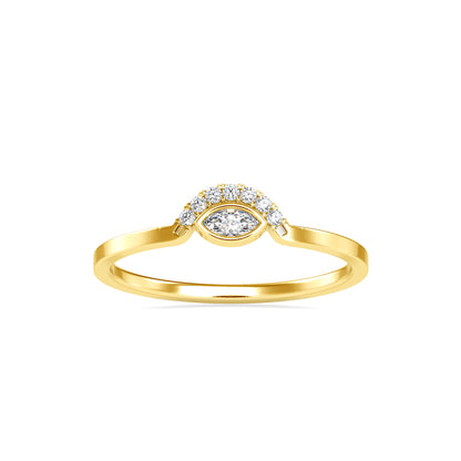 Marquise Eyelet Diamond Ring