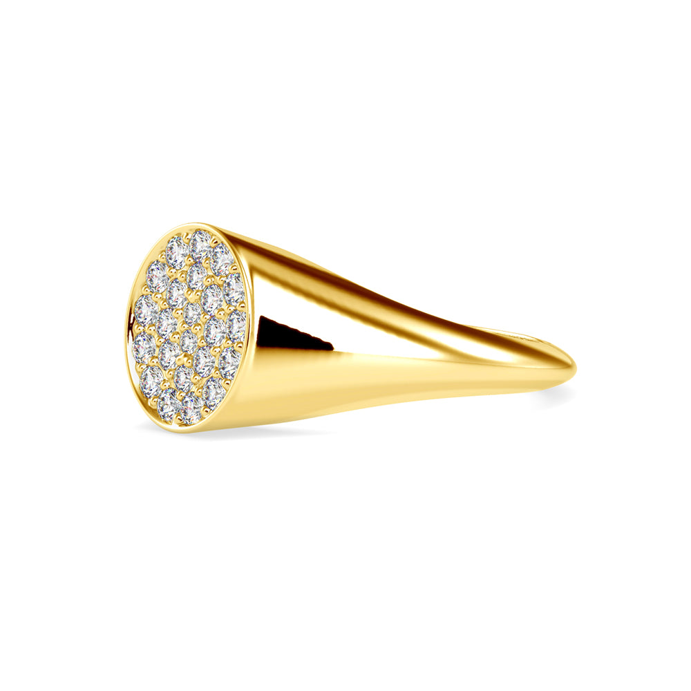 Intrigate Round Diamond Ring