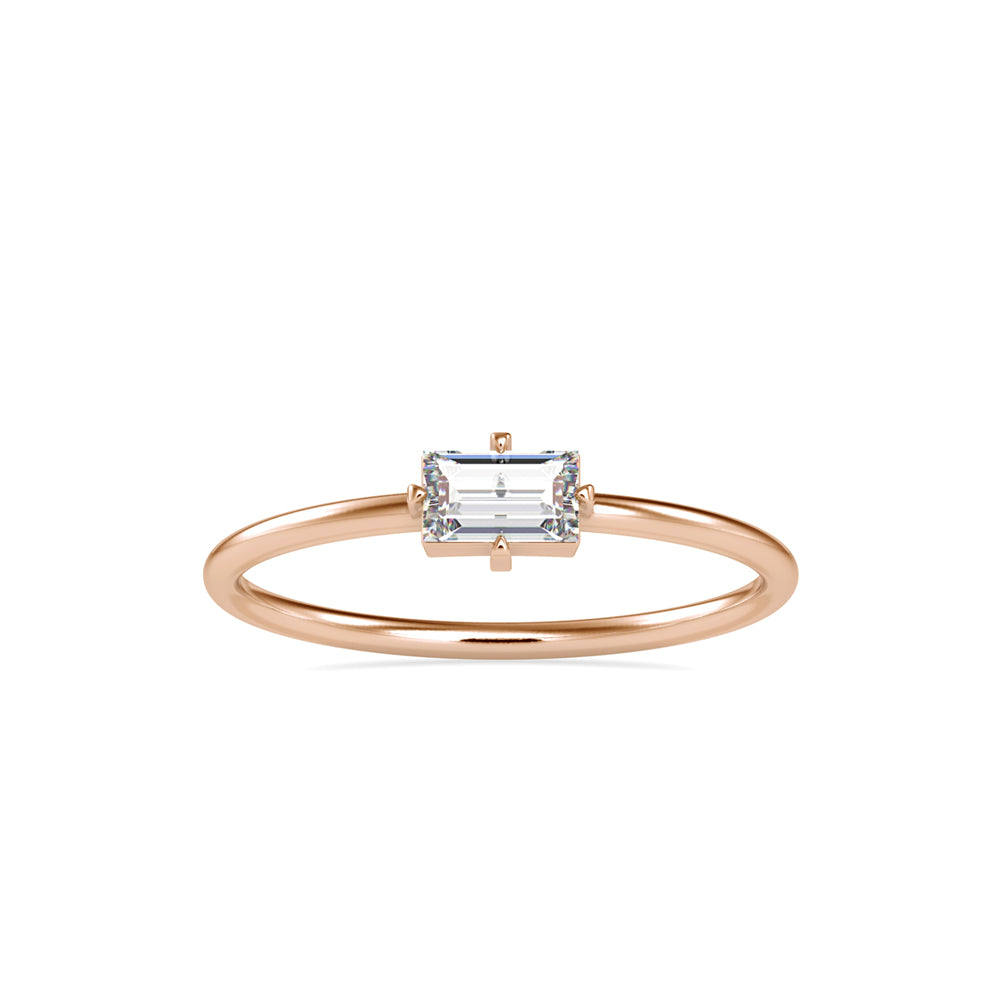 Generous Delicate Diamond Ring