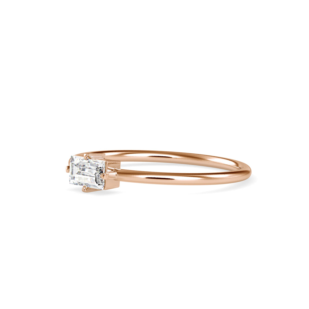 Generous Delicate Diamond Ring