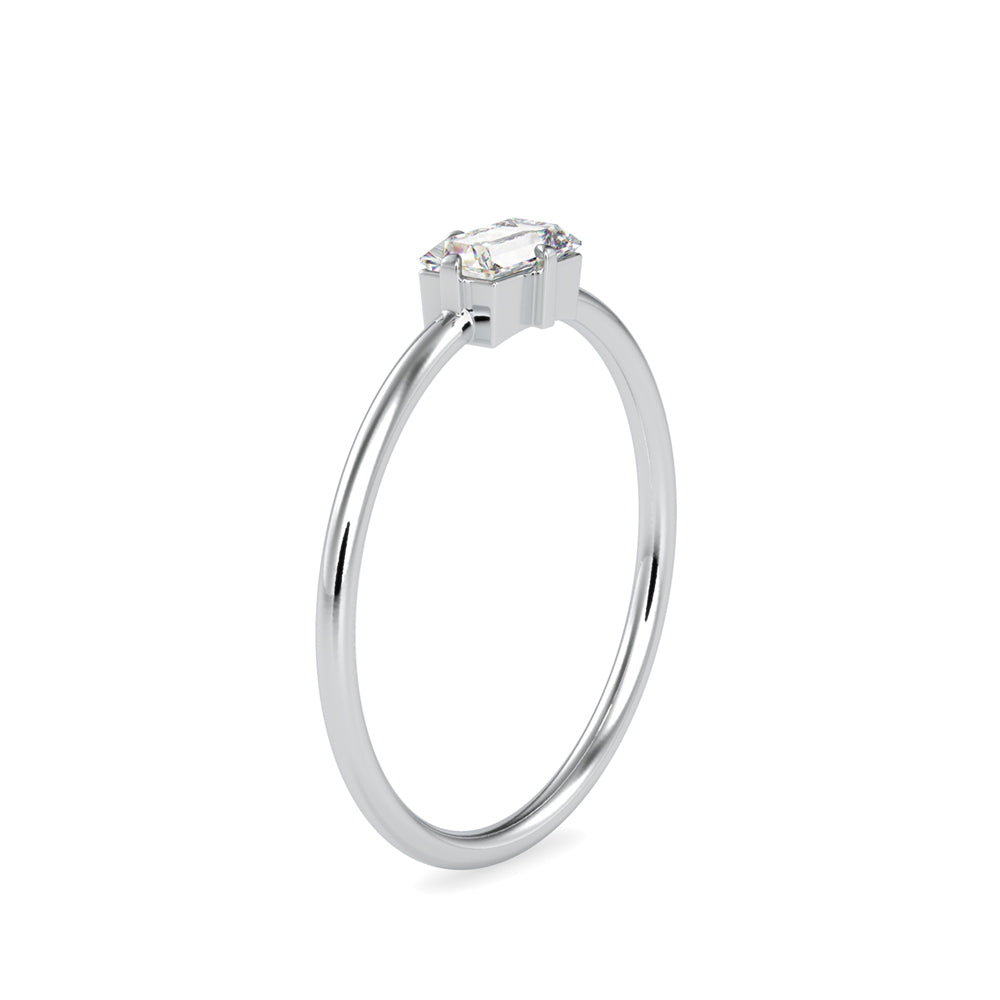 Generous Delicate Diamond Ring