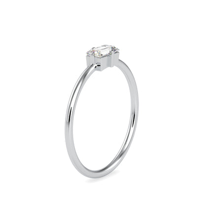 Generous Delicate Diamond Ring