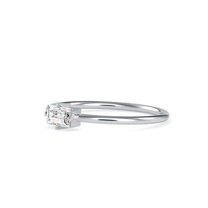 Generous Delicate Diamond Ring