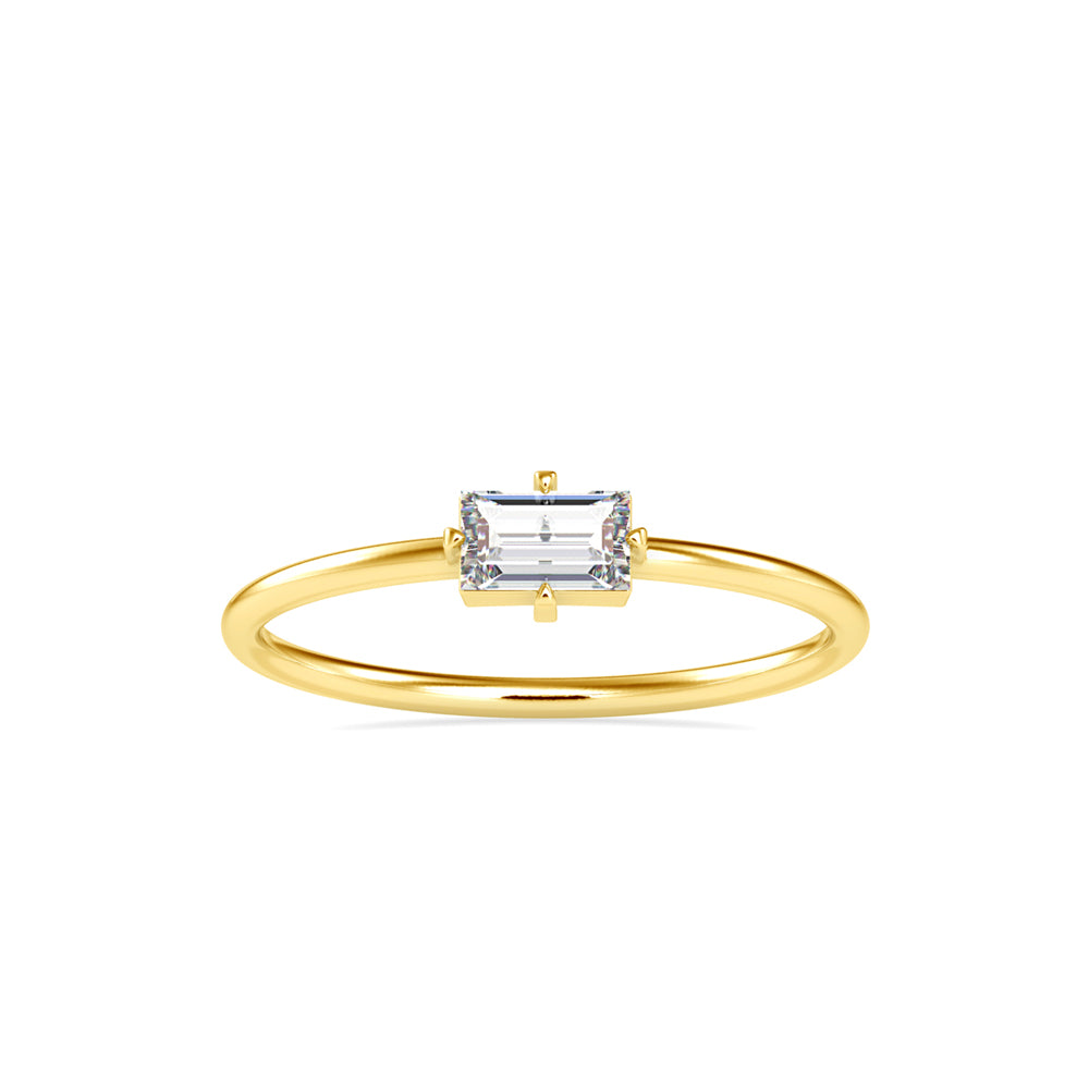 Generous Delicate Diamond Ring