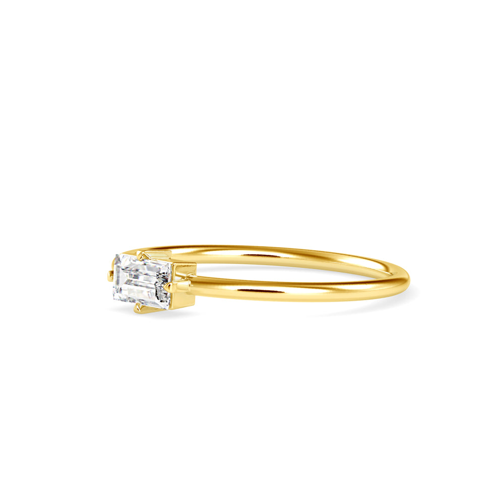 Generous Delicate Diamond Ring