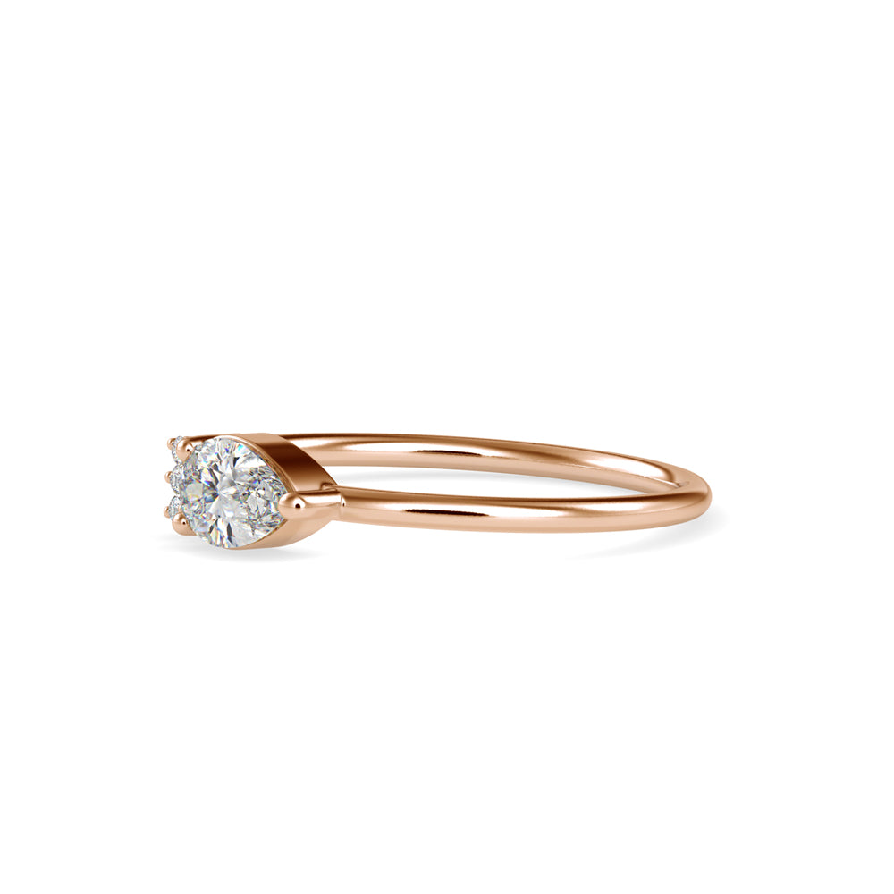 Briseis Pear Diamond Ring