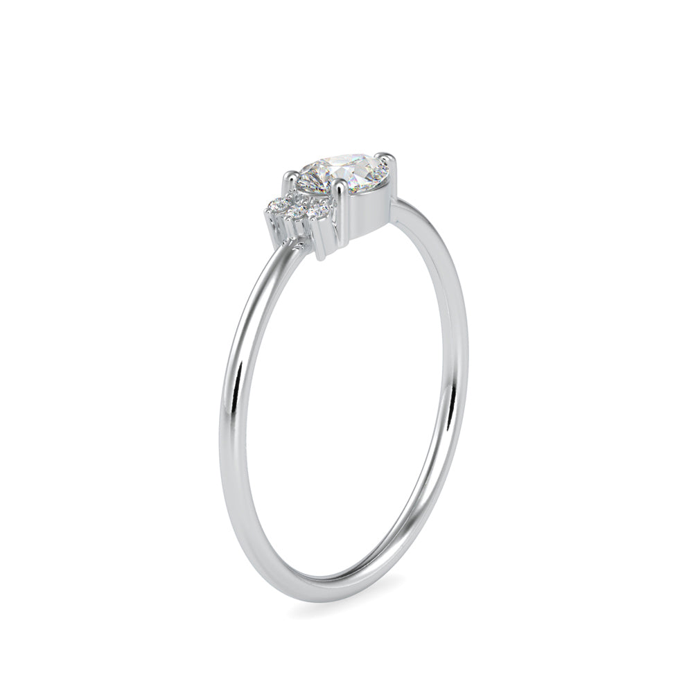 Briseis Pear Diamond Ring