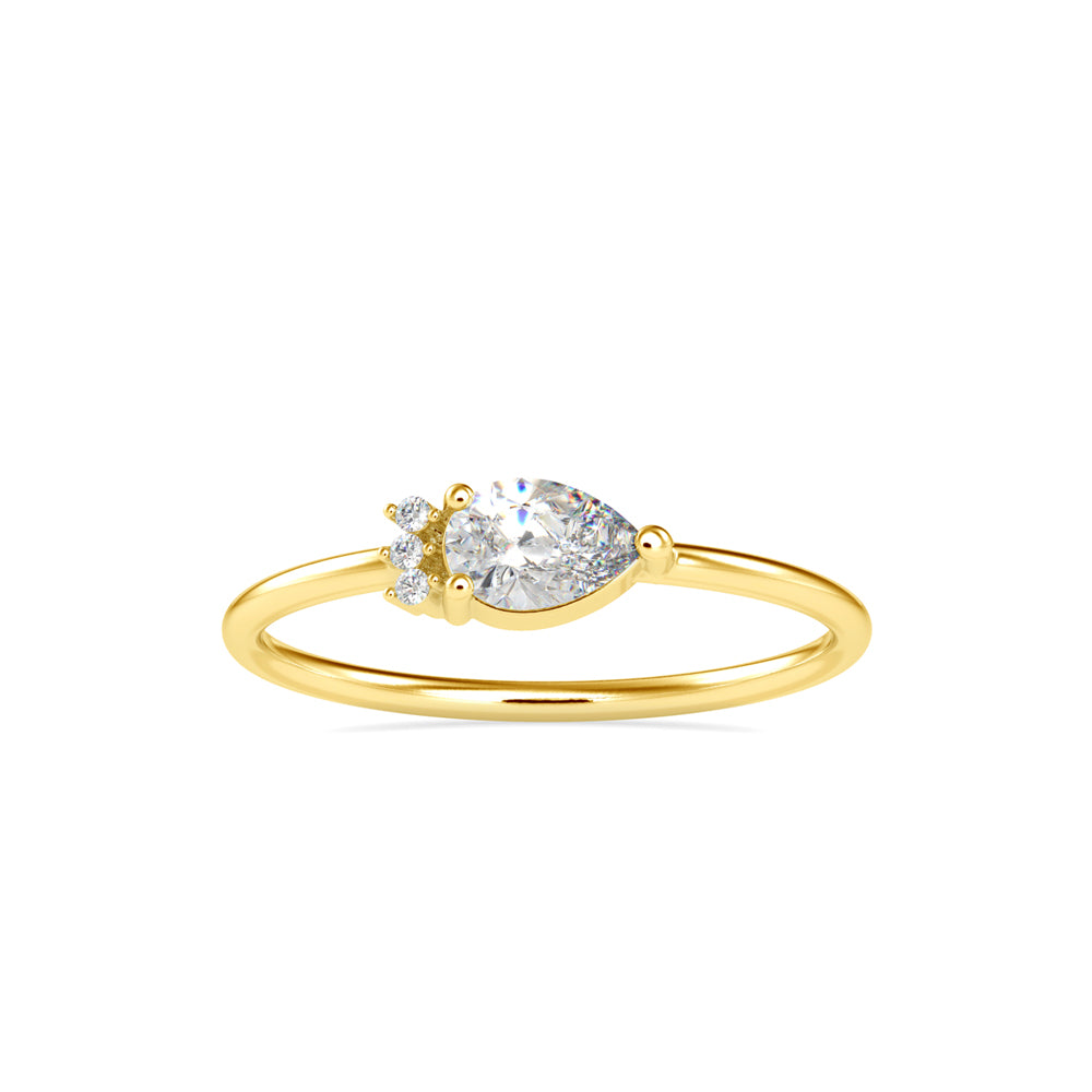 Briseis Pear Diamond Ring