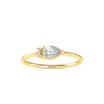 Briseis Pear Diamond Ring