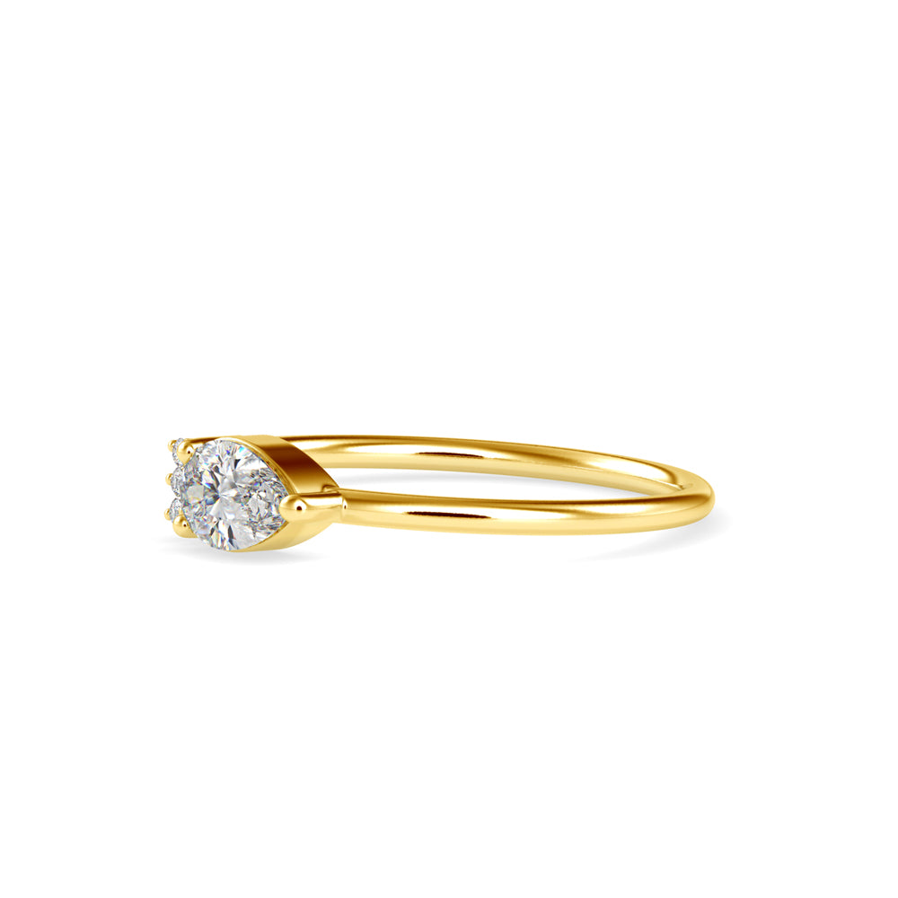 Briseis Pear Diamond Ring