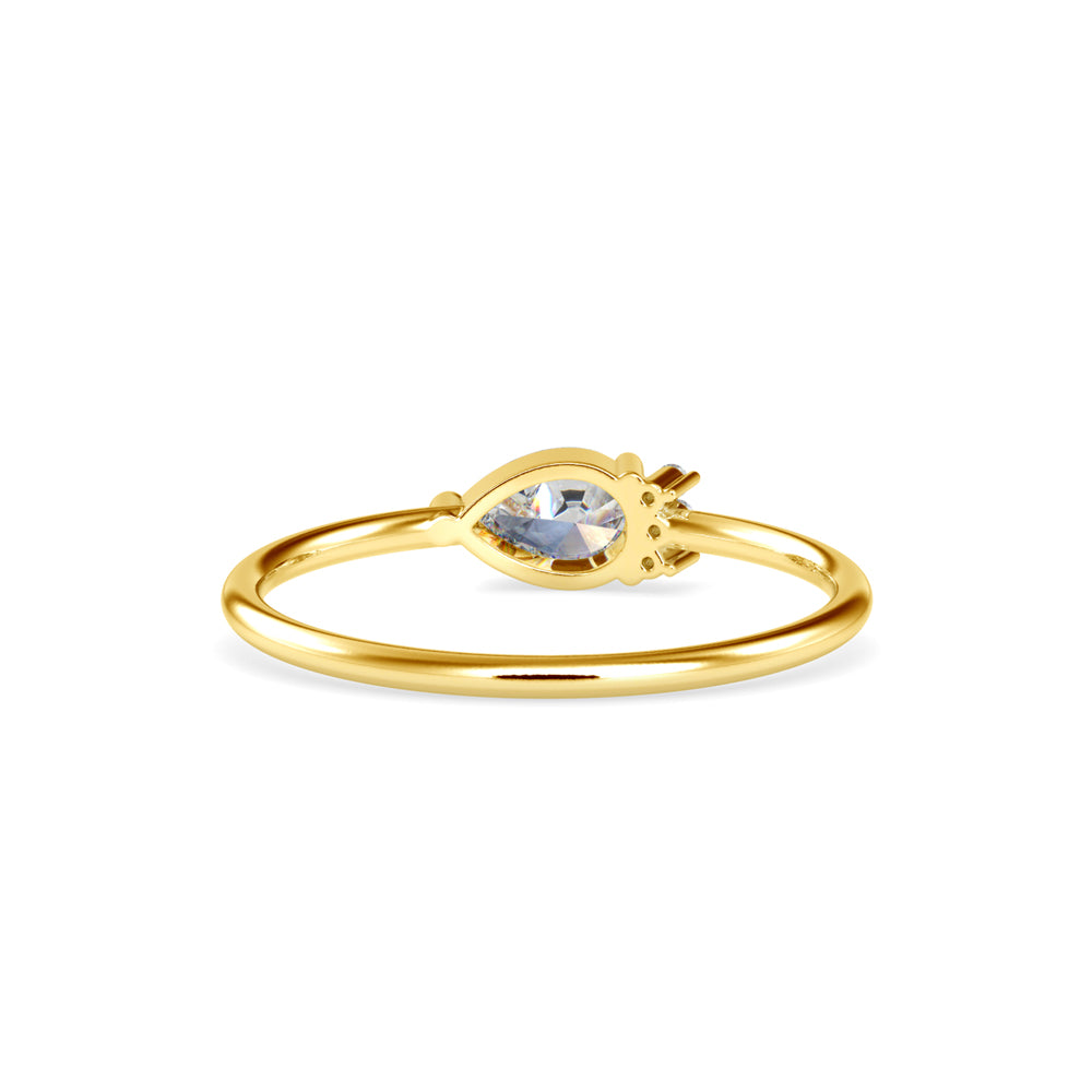 Briseis Pear Diamond Ring