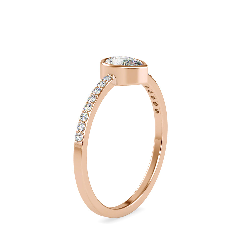 Leaonidas Pear Diamond Ring