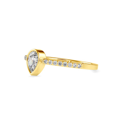 Leaonidas Pear Diamond Ring