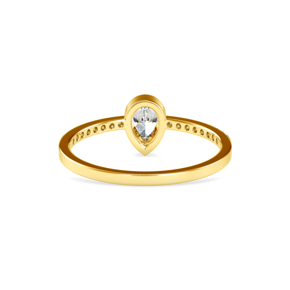 Leaonidas Pear Diamond Ring